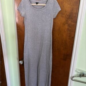 Ann Taylor Gray Maxi Dress
